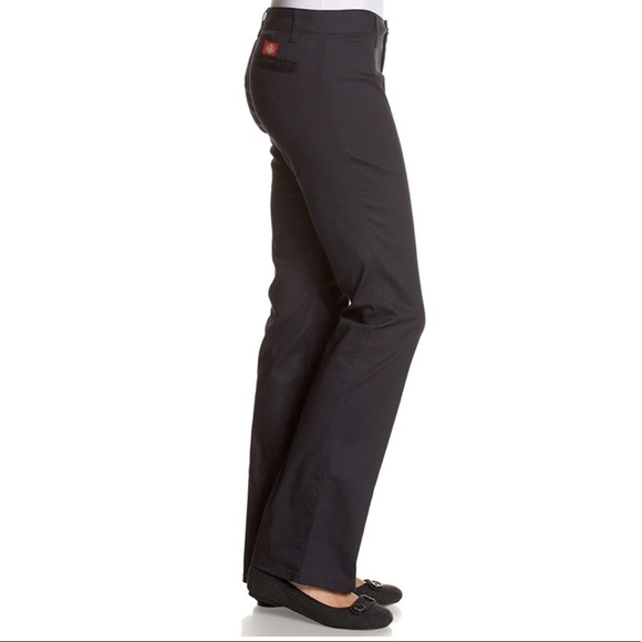 Dickies | The Worker Mid Rise Navy Bootcut Pants - Picture 3 of 8